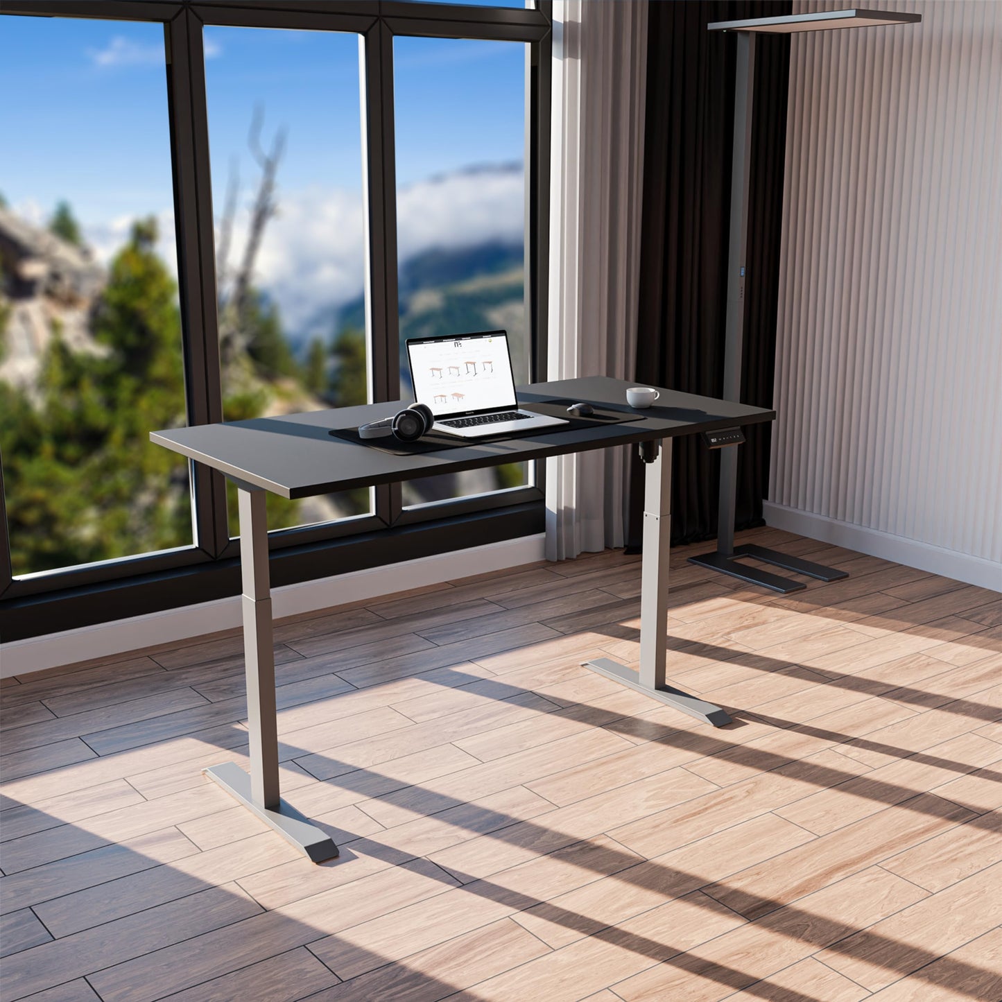 Standable ECO 160x80 cm, Elektrisch höhenverstellbar (70-115 cm), 3 Speicherstufen