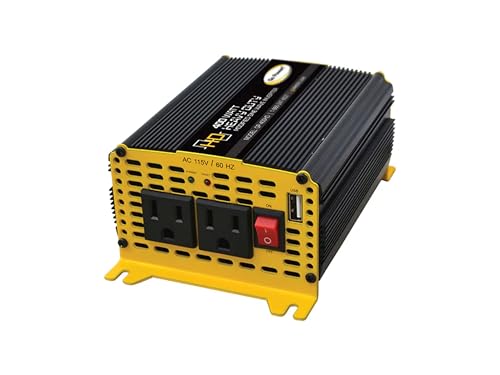 AutoExec GripMaster KFZ-Schreibtisch, Armeegrün, 400W Wechselrichter & Telefonhalterung