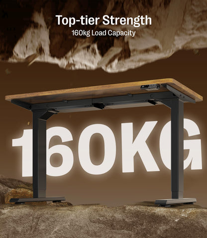 MAIDeSITe S2 Pro 140x70 cm, Elektrisch höhenverstellbar, Dualmotor (160kg Last), Kollisionsschutz