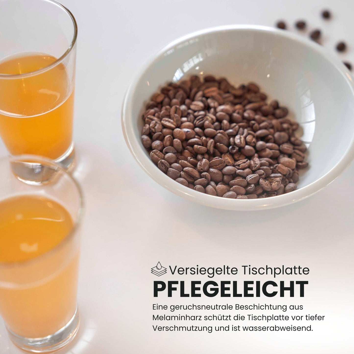 bümö R-Serie Schreibtisch 200x100 cm, Weiß/Silber, Manuell höhenverstellbar, Großer PC-Tisch